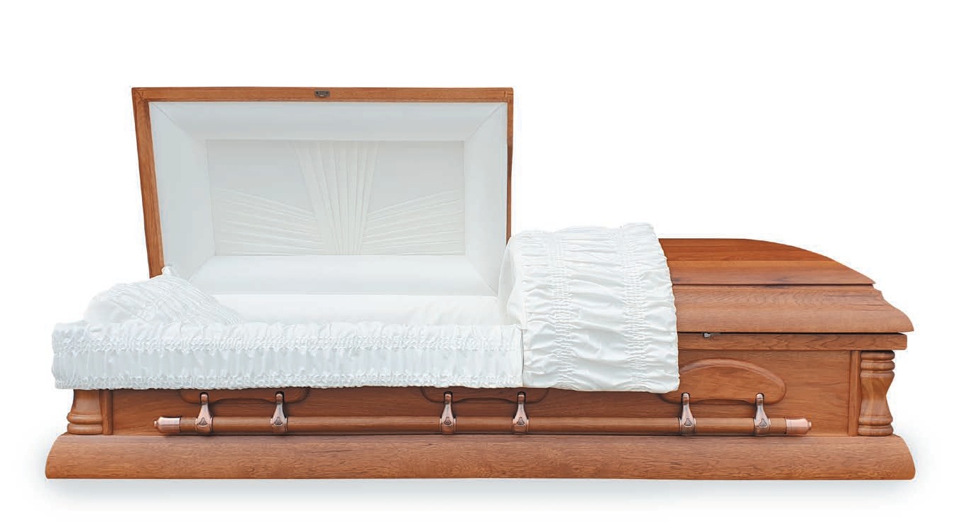 Clinton — Poplar casket